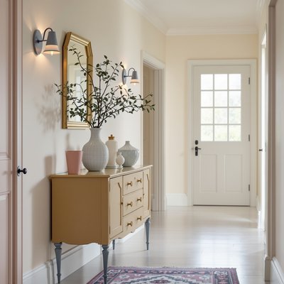 - Flur in Pastellfarben - Wohnideen und Interior Design