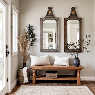 - Flur mit Spiegelakzenten - Wohnideen und Interior Design