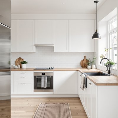 Skandinavische Küche Hell - Wohnideen und Interior Design