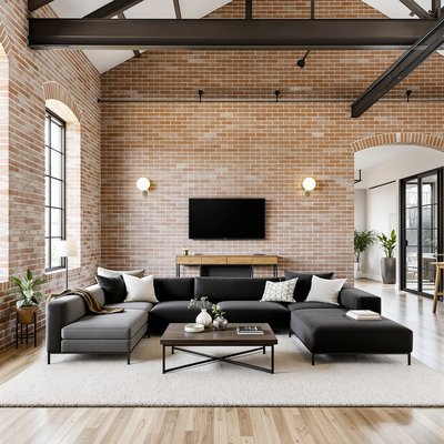 Wohnzimmer im Industrial-Stil - Wohnideen und Interior Design